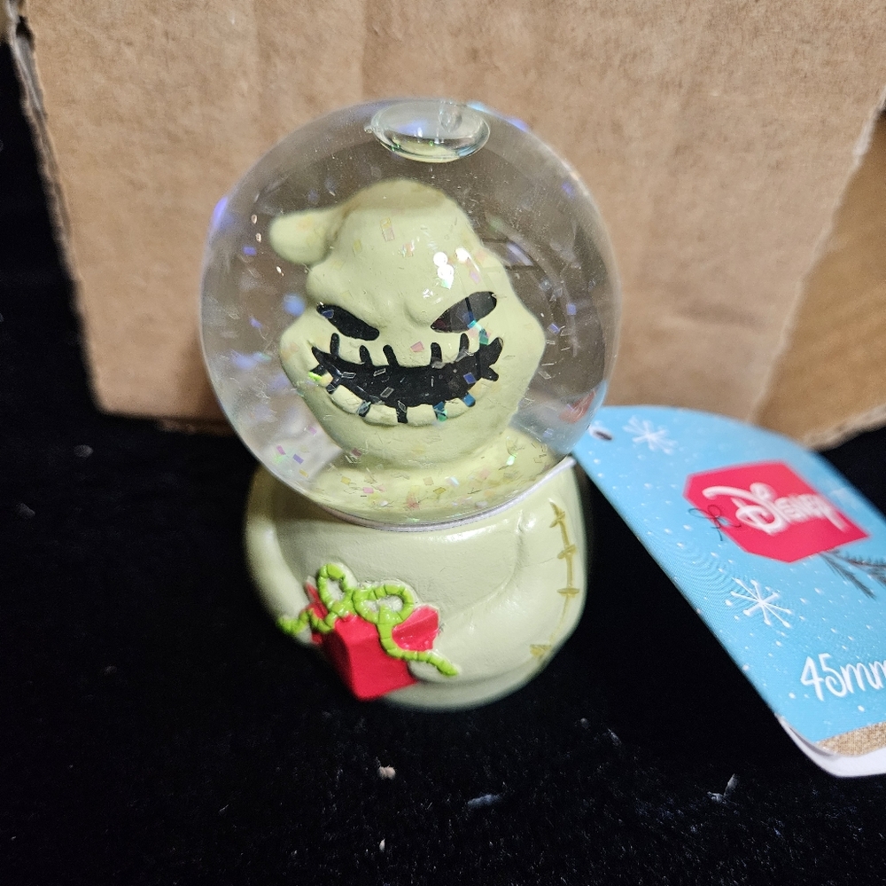 Nightmare Before Christmas Oogie Boogie Mini Snow Globe NWT in Original Box